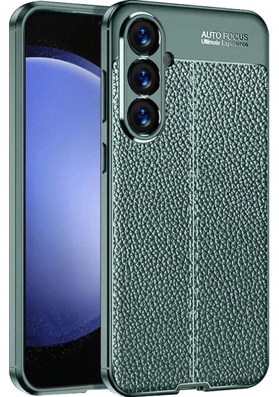 Samsung Uyumlu A56 Kılıf Auto Focus Kapak Koyu Yeşil\