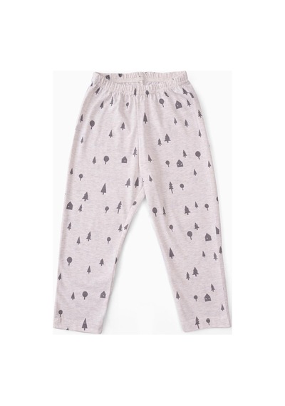 Boumini Bebek Ve Çocuk Pijama Takımı Çam Ormanı Bej