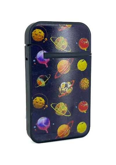 Zengaz Cool Tasarım Jet Alev Çakmak - Planetas Siyah