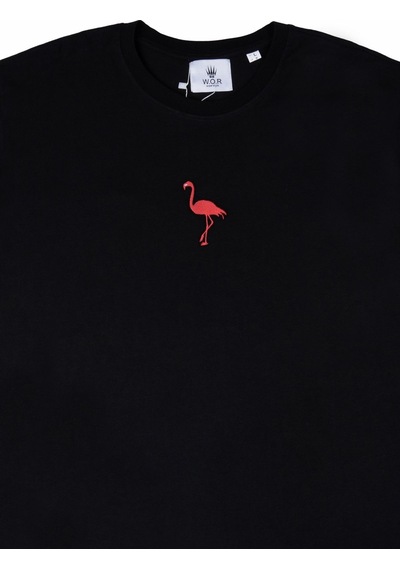 Watchofroyal Flamingo T-shirt Siyah
