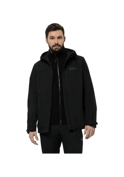 Jack Wolfskin Jack Wolfskın 1115311 Taubenberg 3in1 Jkt M Erkek Mont Siyah