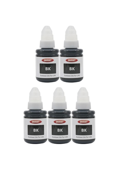 Ekoset Canon G3411 G3411 Uyumlu Siyah Mürekkep 135 ML 5'li Set