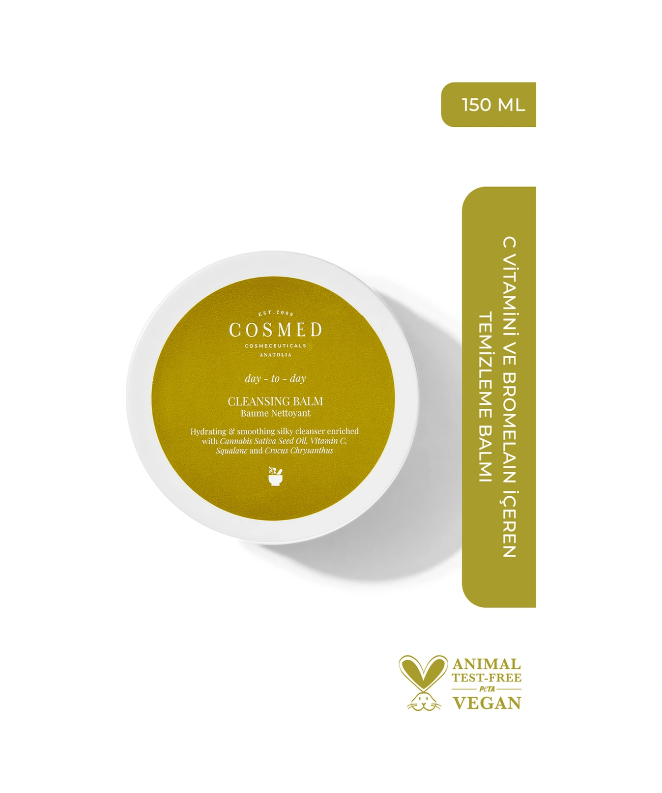 Cosmed Day To Day C Vitamini Ve Bromelain Içeren Temizleme Balmı 150 ML