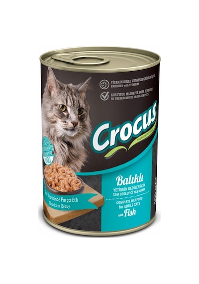 Crocus Balıklı Yetişkin Kedi Maması 400 G
