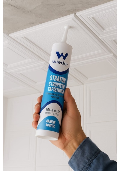 Wieder Strafor Stropiyer Yapıştırıcı Beyaz 450g X 3 Adet