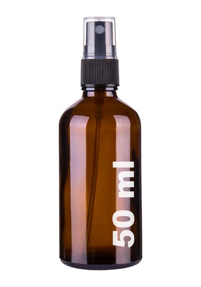 Afracam Amber 50 Ml Kapaklı Sprey Dezenfektan Cam Şişe Siyah