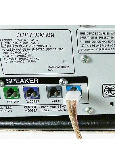 Hoparlör Kablosu - Sony Ve Samsung Uyumlu - 8 Metre - Dvd/Bluray/Ev Sine