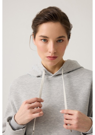 Los Ojos Gri Melanj Geniş Kalıp Kapüşonlu Sweatshirt Hooded Sweat Gri Melanj Gri Melanj Los Ojos Gri Melanj Geniş Kalıp Kapüşonlu Sweatshirt Hooded Sweat Gri Melanj Gri Melanj