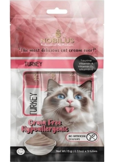 Nobılus Hindili Kedi Krema Ödülü 5x15g