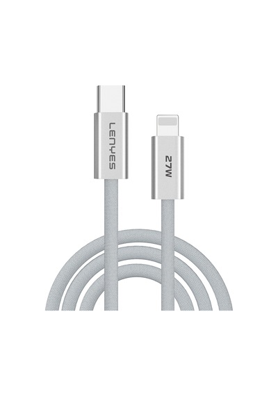 Lenyes Lc551 Type-c To Lightning Hızlı Şarj Özellikli Data Ve Şarj Kablosu 27w 1m Beyaz Beyaz