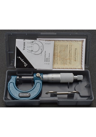 Dasqua 4111-8105 Mikrometre 0-25 Mm / 0.01 Mm