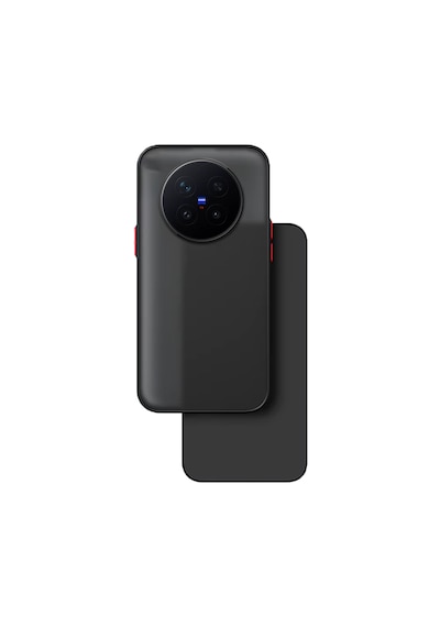 Microcase Vivo X300 London Serisi Darbeye Dayanıklı Kılıf - Siyah Al3415 Siyah
