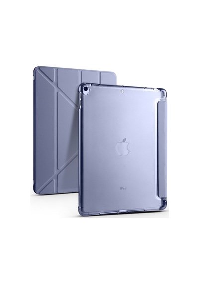 Apple Uyumlu iPad 10.2 2021 (9.Nesil) Kılıf Kalem Bölmeli Smart Cover 550579821