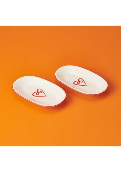 Kitchen Love 14 Parça Kahvaltı Takımı - Pembe / Beyaz Çok Renkli