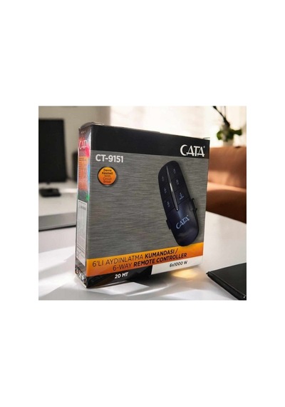 6 Lı Kanal Avize Kumandası 6x1000 W Ct-9151 Beyaz
