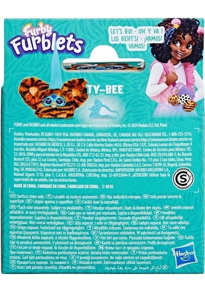 Furby Furblets Ty-bee Elektronik Mini Peluş 45+ Sesli 6+ Yaş Çok Renkli