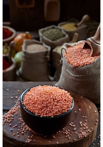Antep Marketi Yaprak Kırmızı Mercimek 1 KG