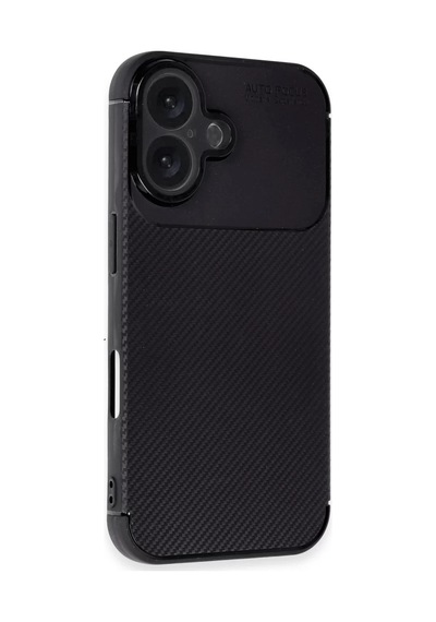 Newface Apple İphone 16 Plus Kılıf Auto Focus Karbon Kapak - Siyah