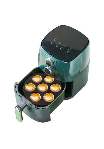 7 Gözlü Silikon Çok Amaçlı Airfryer Muffin Cupcake Kek Ve Çörek Pişirme Kalıbı 5492 Çr
