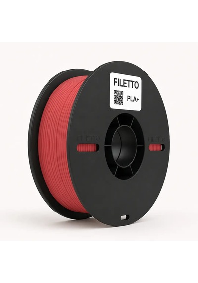 Mattle Kırmızı Filetto Matte Pla+ 3d Filament 1.75mm 1kg Ams Uyumlu