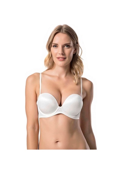 Le Jardin Blanche Double Push-up Silikonlu Askılı/askısız Sütyen Beyaz
