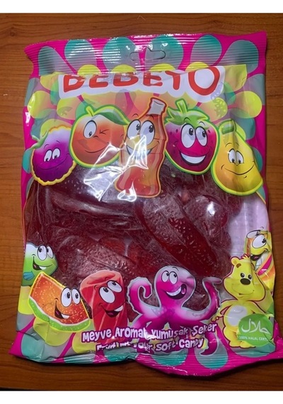 Bebeto Dil Şekilli Yumuşak Şeker 1 KG