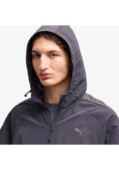 Puma Run Culture Collective Erkek Mavi Ceket 636741 Çok Renkli