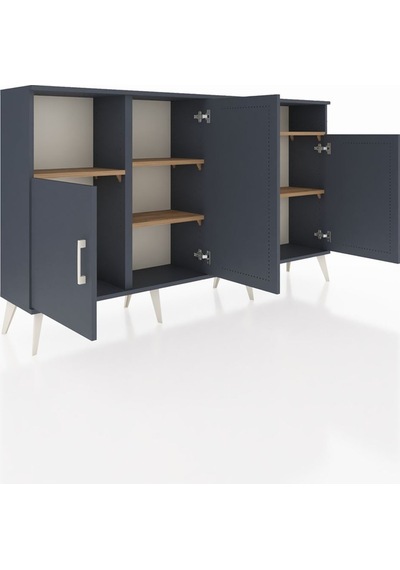 Arges Konsol 5 Raflı 4 Kapaklı 176x30x99 Antrasit-antrasit/çam Antrasıt/atlas Çam - Antrasıt Arges Konsol 5 Raflı 4 Kapaklı 176x30x99 Antrasit-antrasit/çam Antrasıt/atlas Çam - Antrasıt