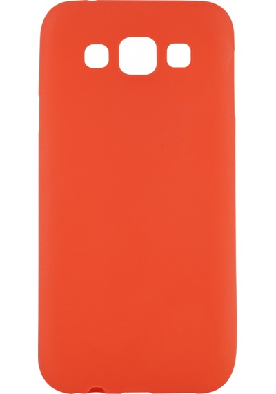 Nettech Samsung Galaxy E500 E5 2015 Uyumlu Arka Koruma Arka Koruma Kılıf Kırmızı Açık