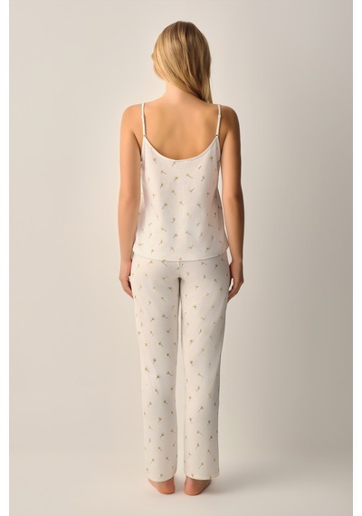 Suwen Nude Atlet Pantolon Pijama Takımı Sh26615660a338 Ekru