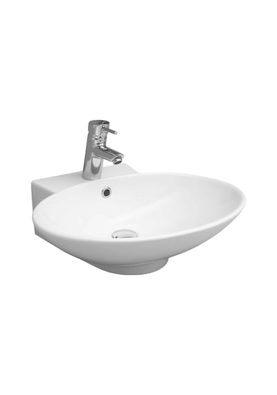 Serel - Chamonix Tezgah Üstü Lavabo 55 Cm Beyaz - Ch01tds000- Beyaz
