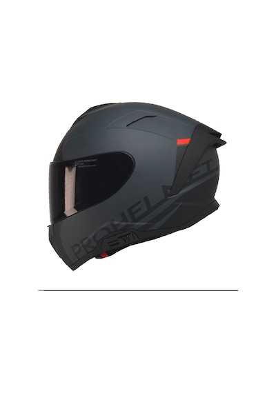 Mts Full Face Double Güneş Vizörlü Ece 22.06R Motosiklet Kaskı - Gri