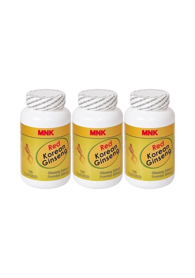 Mnk Red Korean Ginseng 3x120 Kapsül Kırmızı Kore Ginsengi
