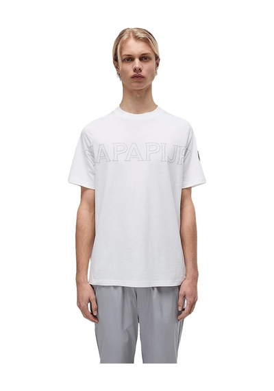 Napapijri S-ambra Ss T-shirt - Np0a4ıeg2061-9948 Beyaz
