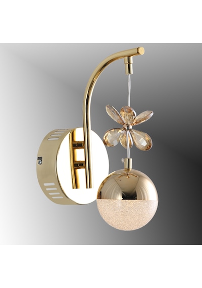 Tt099-sr Tt Aydınlatma Toplu Sarıkaplama 3renkmodüllü Led Aplik Gold