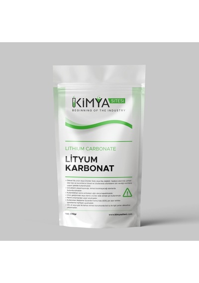 Lityum Karbonat Lithium Carbonate 500gr