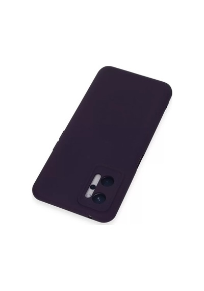 Newface Realme 9i 4g Kılıf Nano İçi Kadife Silikon - Mor