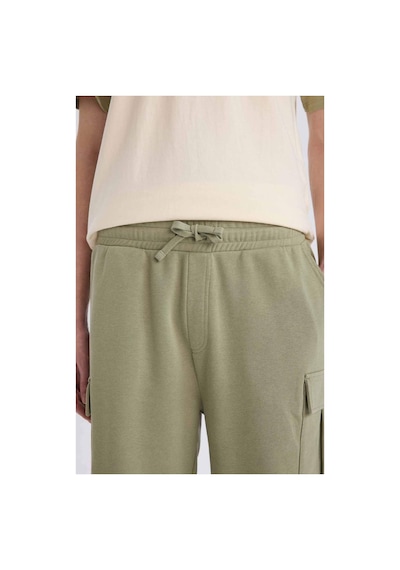 DeFacto Regular Fit Beli Bağcıklı Kargo Cepli Şort D9494AX25SMKH373