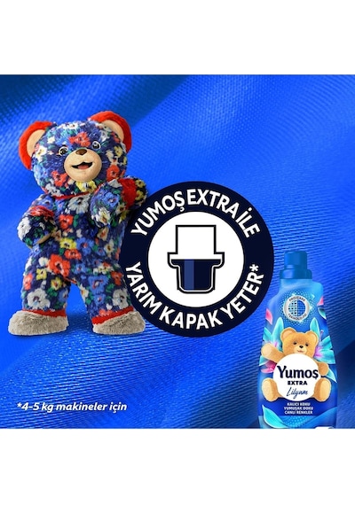 Yumoş Extra Lilyum Konsantre Çamaşır Yumuşatıcı 1440 Ml 60 Yıkama X2