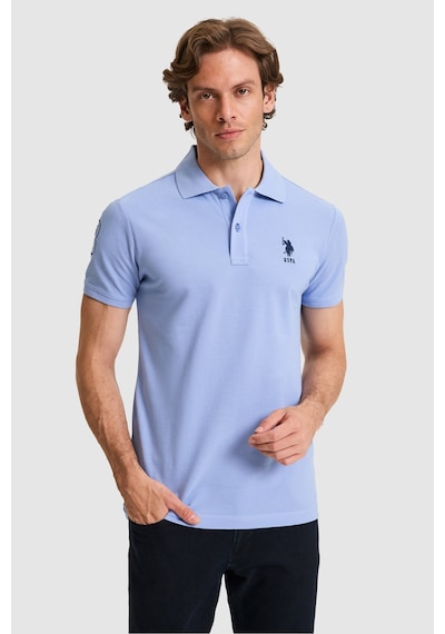 U.s. Polo Assn. Erkek Lila Tişört Basic 50326920-vr245 Lavanta