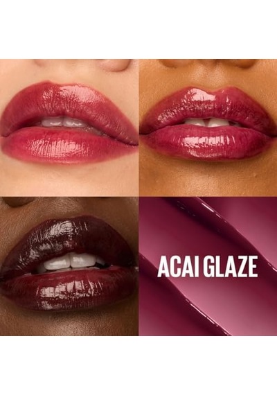 New York Lifter Glaze Shea Yağı Ve Hyalüronik Asit İçeren Renkli Dudak Balmı - 08 Acai Glaze