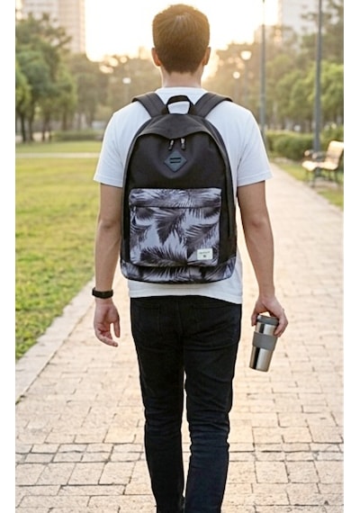 Billabong All Day Siyah - Gri Gündelik - Okul Unisex Sırt Çantası
