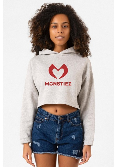 Babymonster Monstiez Grimelanj Kadın Crop Kapşonlu 001