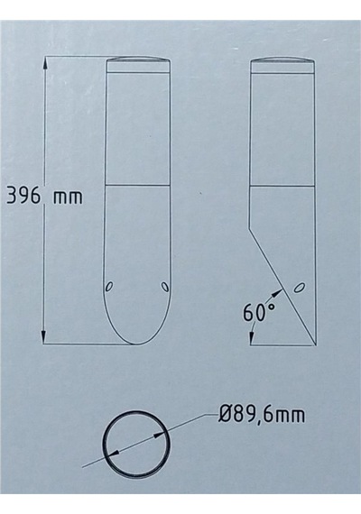 Garden Duvar Aplik Siyah E-27 Duy Diğer