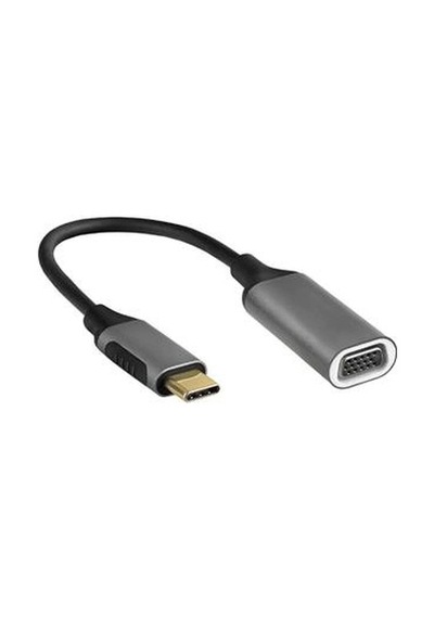 S-link Swapp Sw-u5145 Gri Metal Type-c To Vga Adaptör