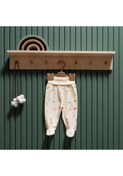 Tiffany Baby & Kids Tiffany Baby Organic Space Theme Patikli Pantolon 44007 Ekru