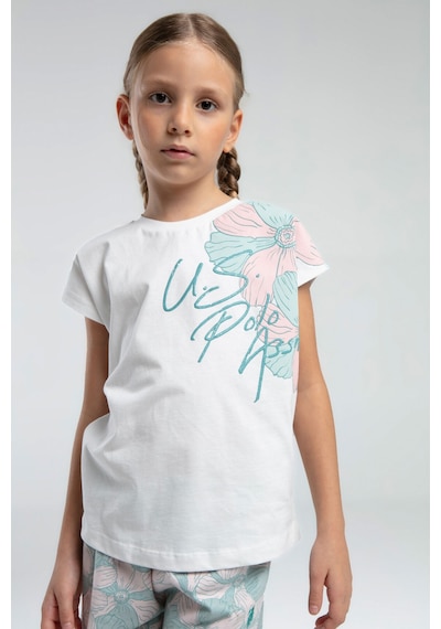 U.s. Polo Assn. Kız Çocuk Krem Şort Takım Us2079 KREM