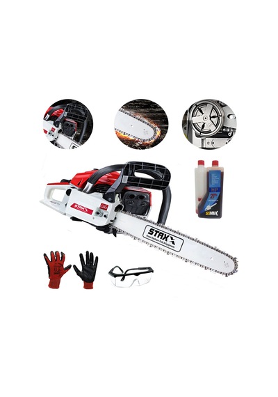 Staxx Power Benzinli Motorlu Testere 58cc 5.9 Hp Yağ