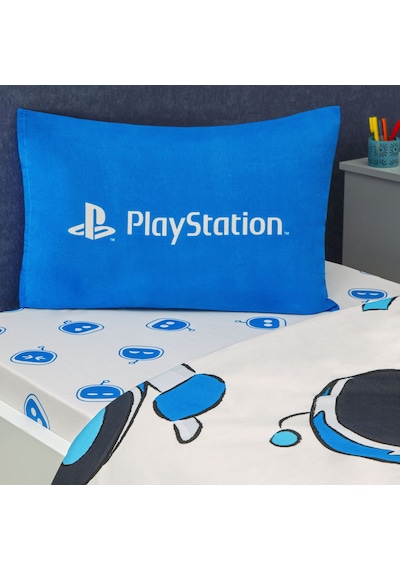 Taç Lisanslı Playstation Astrobot Tek Kişilik Pamuk Nevresim Takımı 120 000000001000050866 Çok Renkli