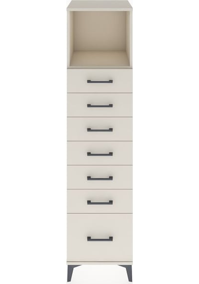 Hyperion Dolap Tek Raflı 7 Çekmeceli 44x44x182 Aytaşı-aytaşı Aytaşı